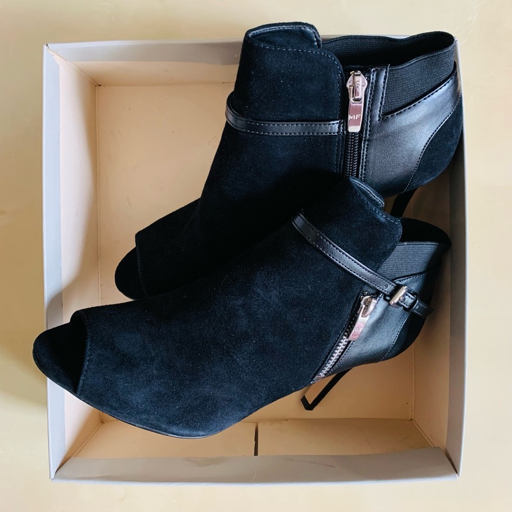 Mark Fisher Black Multi Suede Ankle Boots